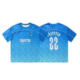 Mens T-shirts Trapstar London T-shirt Short Sleeve 1 Football T Shirt Men Women Eu Size Haikyuu Parkas Stranger Things Tidal Flow Design Yt5336