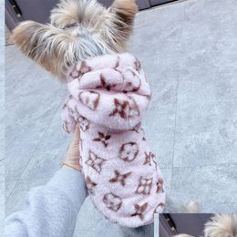 Dog Apparel Fashion Pet Dog Clothes Sweater Shiba Inu Teddy French Bldog Winter Clothing Small And Medium-Sized Dogs Puppies Pets Leis Dhpsb