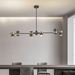 Chandeliers LED Pendant Lamp Minimalist Modern Nordic Office Living Room Home Dining Bar Hanging Light Lights