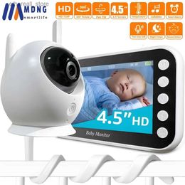 Baby Monitors 4.3 Inch Electronic Baby Monitor Video Nanny Security Protable Children Cameras Babyphone Bebe Feeding New Born Baby Items Q231107