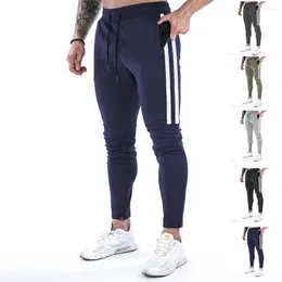 Men's Pants Mens Cotton GYM Plus Size Running Solid Colour Joggers Streetwear Casual Sport Trousers Male Training Fitness Sweatpants