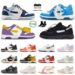 Men Women Low Tops OOO Leather Causal Shoes Out Off Office Sneakers Classic Black White Pink Green Lilac Unc Purple Orange Designer Trainers For Walking 36-45