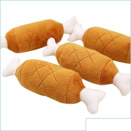 Dog Toys Chews Pet Chew Plush Squeak For Dogs And Cats Bite Resistant Clean Teeth Products Pets Drop Delivery Home Garden Supplies Dhgad
