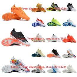 2023 Mens soccer shoes FG cleats Football boots Neymar scarpe calcio orange red green