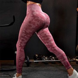 Women's Leggings Sport High Waist Print Leggings Women Fitness Yogo Camouflage Leggings Seamless Stretch Butt Lift Running Gym Pants T231104