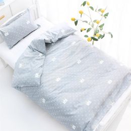 Bedding Sets Baby Set Kids Quilt Cover Without Filling 1pc Cotton Crib Duvet Cartoon Cot 150120cm Breathable 230404