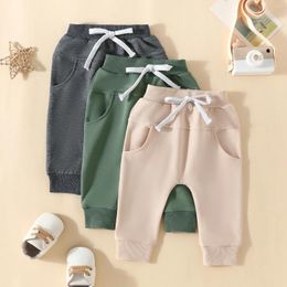 Trousers CitgeeAutumn Toddler Baby Boys Pants 3pcs Elastic Waist Bottom Casual Spring Clothes