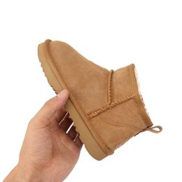 Botas infantis Botas de criança Botas Tasman para bebês Criança Austrália Bota de neve para crianças Bota de inverno clássica Ultra Mini Bota para meninos e meninas Botas de pele pré-escolar