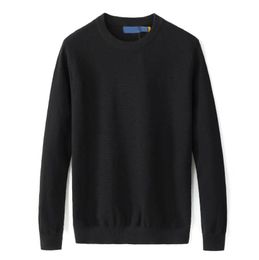 Mens Designer Polo Sweater Shirts Thick Round Neck Warm Pullover Slim Knit Knitting Jumpers Brand Cotton Sweatshirt