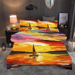 Bedding Sets .WENSD Home.el.Wedding Western Bed Set Bamboofiber Quality Bedclothes Quilt Cover With Pillowcase US EU