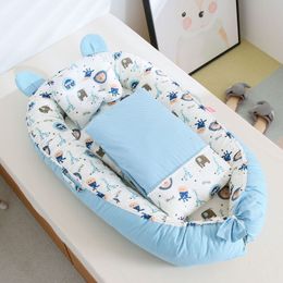 Bedding Sets Portable Baby Nest Travel Cot Mini Cribs for the born Things Infant Sleeping Pod For 012 Months 230404