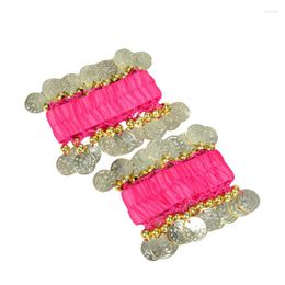 Stage Wear Feixiang Belly Dance Bracelet (A Pair) Performance Wrist Ornament Practise Chiffon Penny