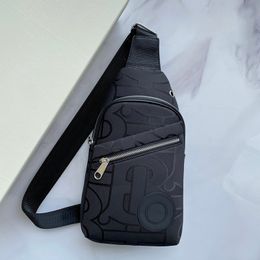 7A Premium Men's Chest Bag Designer Men's Shoulder Bag Leather crossbody bag Fashion Backpack Casual tote bag B logo bag Delivery in original box