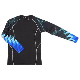 Racing Sets Sweatsuits Men Athletic Long Sleeve Shirt Breathable Fitness Clothes Compression Gym Gear Polyester Sports Man Workout Bodysuit