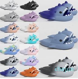 shark slides Slippers sandals mens womens rainbow fashion outdoor Novelty Slippers Beach Indoor Hotel sports sneakers