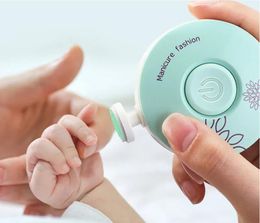 Electric Baby Nail Trimmer Kid Nail Polisher Tool Infant Manicure Scissors Baby Hygiene Kit Baby Nail Clipper Cutter For Newborn