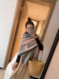 Luxury Cashmere scarf designer Letter Top Quality fashion Brown Pink Black Khaki Autumn Winter Christmas New Year Birthday gift