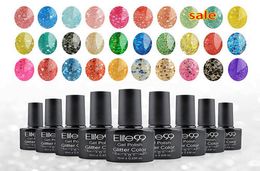 Elite 99 Long Lasting Gel Polish Soak Off UV Gel Nail Polish LED Diamond Glitter Shimmer Effect Nail Art Polish 10ml4615520