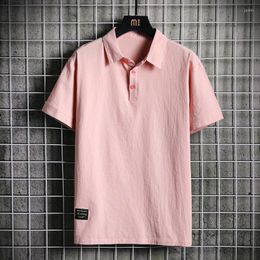 Men's T Shirts 2023 Style High Quality For Men In Summer Leisure Short Sleeve POLO Shirts/Male Slimfit Pure Cotton S-5XL