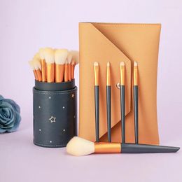 Makeup Brushes 12 Star Motion Brush Set Complete Portable Soft Bristle Eyeshadow Beginner Loose Powder Blush