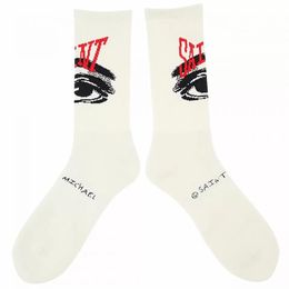 Real Pics Black White in stock Socks Women Men Unisex Cotton Basketball Socks 22ss255n