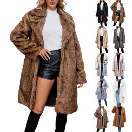 Women's Jackets Print Faux Pelt Coat For Women Length Hooded Cardigan Open Front Outerwear Leopard Jacket Fleece Lined Scrub