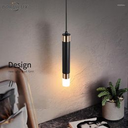 Pendant Lamps Remote Dimming Simple Small Modern LED Lights Dining Living Room Bedroom Bedside Bar El Hall Indoor Lighting Lamp