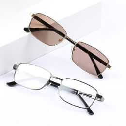 Sunglasses Glass Square Men Crystal Stone Vintage Sun Glasses For Retro Brown Sunglass Male Goggles Eyewear Man UV400 OculosSunglasses