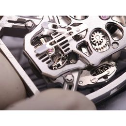 RM Tourbillon CLON Skull SCG Factory SUPER Skeleton Dial Carbon Fibre Bezel PVD Titanium Case Mechanical Watch 7TQ4