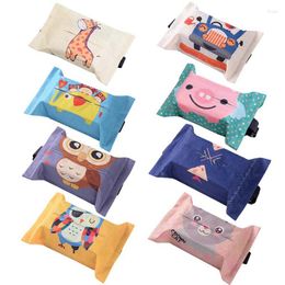 Storage Bags Cartoon Cloth Car Seat Back Hanging Tissue Case Box Container Towel Napkin Papers Bag Holder