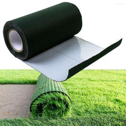 Decorative Flowers Artificial Grass Jointing Tape Outdoor Garden Green Synthetic Lawn Carpet Self-adhesive