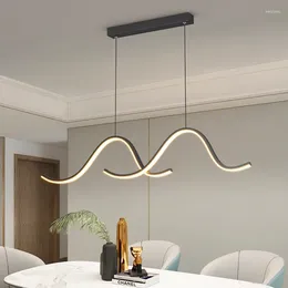 Pendant Lamps Modern Dining Room Smart Light Home Decoration White Black Indoor Lighting Fixture Star Projection Hanging Lamp Lamparas