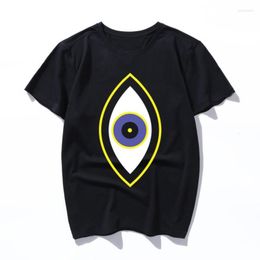 Men's T Shirts Jumbo Third Eye Korean Kpop Tops Fele T-shirt Ulzzang Streetwear 80s Funny Shirt 90s Vintage Printed Tshirt Women Men