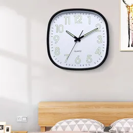 Wall Clocks Precise Timing Clock Numeral High Accuracy Square Shape Silent Non-ticking Quartz For Bedroom