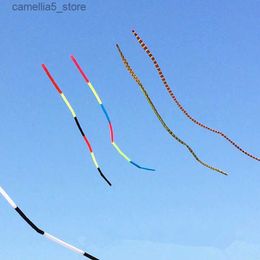 Kite Accessories 2021 New Long-tailed Kite 20m Colorful Streamers Can Be Used As Big Kite Accessories Christmas Gifts Outdoor Toys Soft Kite Q231104