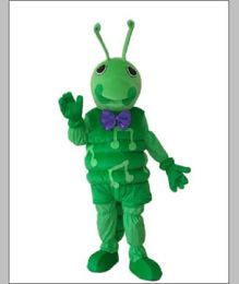 Halloween Green Note Worm Mascot Costumes Cartoon Character Adult Women Men Dress Carnival Unisex Adults
