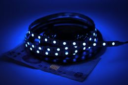 Strips LED Super Bright 5M UV Ultraviolet Strip Light DC12V 300Leds Purple IP20 Tap Ribbon String Better Than 3528LED StripsLED