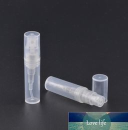 All-match Clear Refillable Spray Empty Bottle Small Round Plastic Mini Atomizer Travel Cosmetic Make-up Container For Perfume Lotion bottles 2ML/2G