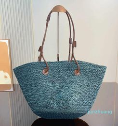 Beach Bags Totes Raffia Straw Woven Bag Shoulder Crossbody Large Handbags 45 Wallet Purses For Shopping Holidays 220712