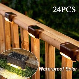 Novelty Lighting Solar Led Light Outdoor Garden Lights Waterproof Solar Lamp Outdoor Solar Light for Stair Garden Fence Decor Solar Lamp Sunlight P230403