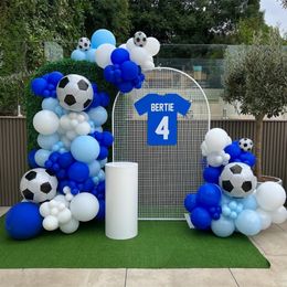 Other Event Party Supplies 113pcs/Set 22inch 4D Football Balloon Garland Arch Kit Soccer Sport Themed Boys Birthday Decorations Babyshower Globos 230404