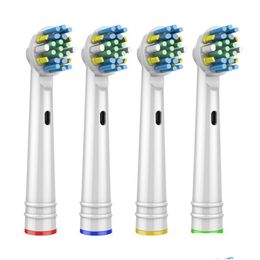 Smart Electric Toothbrush Generic Replacement Brush Heads For Orab Floss4Pcs Drop Delivery Electronics Otu6Z