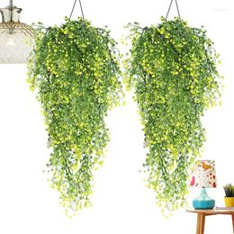 Decorative Flowers Flower Vines For Decoration Fake Golden Bell Willow 28.8 In 43.3 Simulated Garden