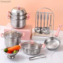 Kitchens Play Food Mini Kitchen Cooking Children Toys Play House Cooker Tableware Early Rice Toy Parent Education Child Interaction Coo I7W0L231104