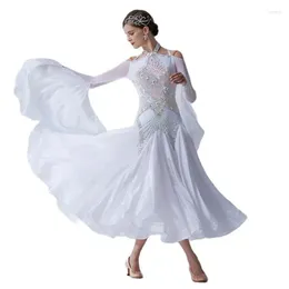 Stage Wear B-19374 Fashion Sexy Lady Ballroom Dance Competition Dresses Women Standard Waltz Dress Tango Costume