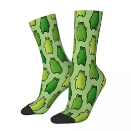 Men's Socks Trio Doodle Frog Male Mens Women Autumn Stockings Polyester