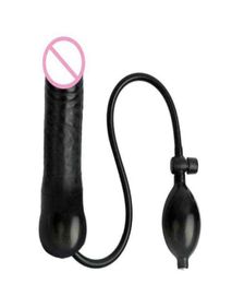 Nxy Dildos Dongs Anal Dilator Pump for Women Inflatable Butt Plug Men Gays Vaginal Stimulator Massager Air filled Large Sex Toy 226843852