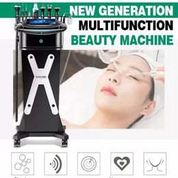 2024 11 in 1 Multifunctional Facial Pore Deep Cleaning Electric Dermabrasion Facial Oxygen Machine Exfoliating Stains Hydro Aqua Synthesizer Skin Care