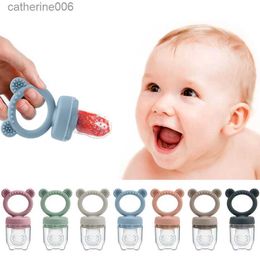 Pacifiers# Baby Pacifier Fruit Feeder With Cover Silicone Newborn Nipple Fresh Fruit Food Vegetable Feeding Soother Baby Teether ToysL231104