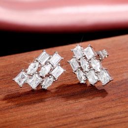 Stud Earrings CAOSHI Fashion Design For Women Chic Modern Style Accessories Daily Life All Match Trend Jewellery Female